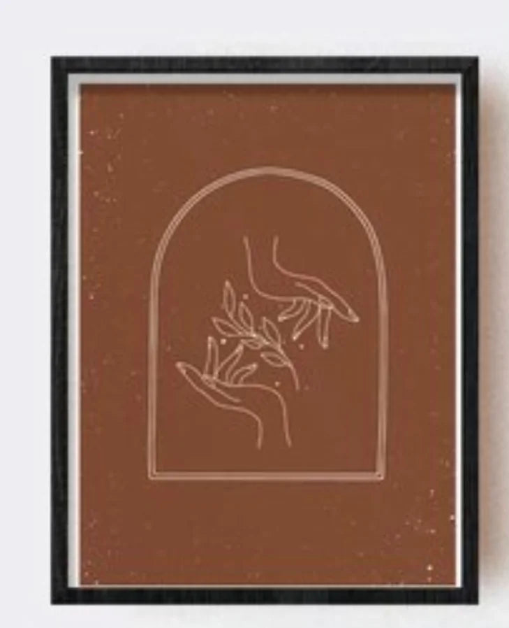 Boho Botanical Print, Fiddle Leaf Fig Printable Wall Art, Boho Prints, Nursery wall decor, House Plant Lover Wall Decor, Digital