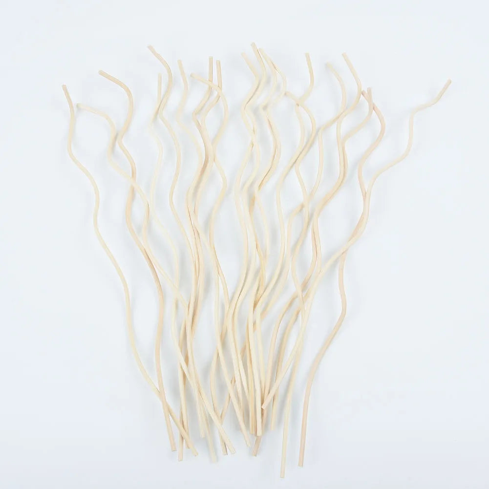 High Quality 20x Long Wavy Rattan Reed Fragrance Diffuser Replacement Refill Sticks Accessory Brand New And High Quality