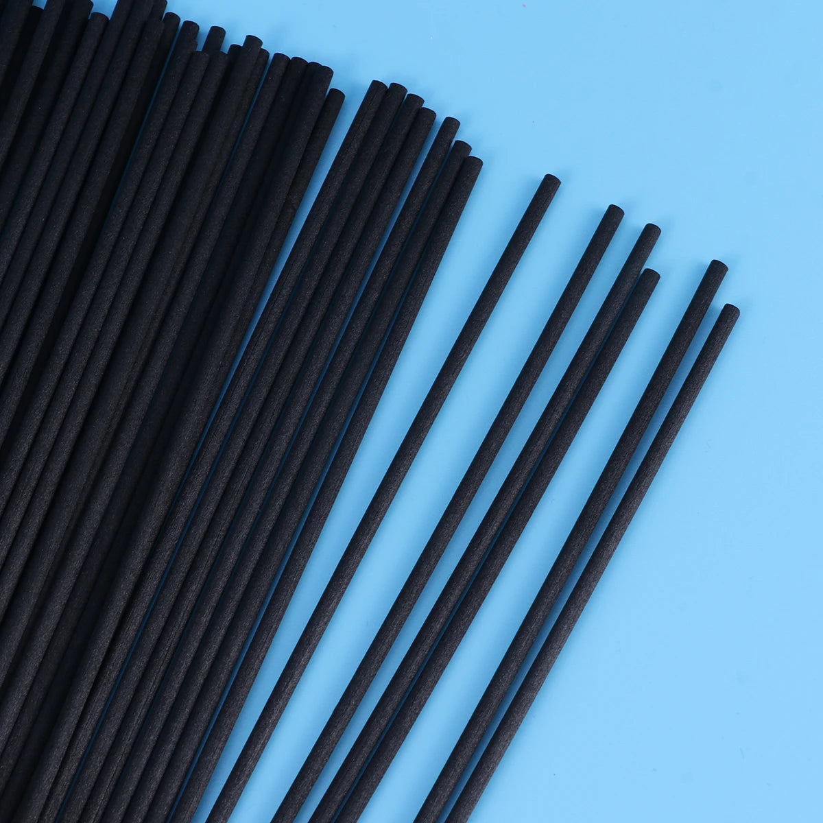 50pcs Black Diffuser Sticks Natural Aroma Fiber Reed Efficiently Wicking Essential Oils Home Fragrance Decor diffuser reed