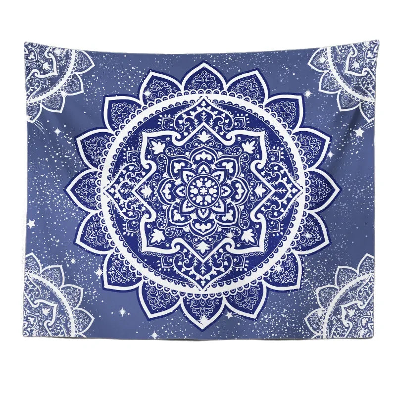 Home Decor Mandala Tapestry Boho Ethnic Bedside Scene Background Cloth Hanging Beach Towel