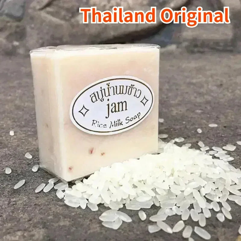 4 Pack JAM Original Rice Milk Soap from Thailand Handmade K-Brother Goat Milk Soap for Dropsshipping
