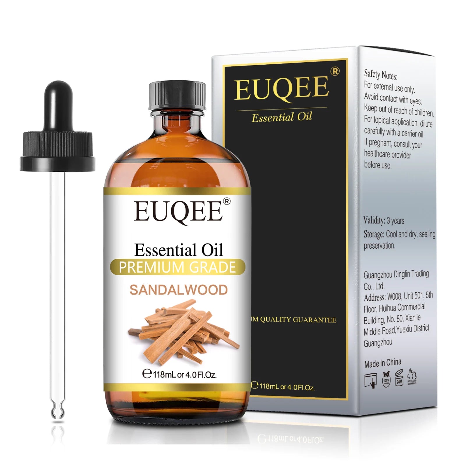 EUQEE 118ml Pure Essential Oil For Skin Peppermint Lavender Eucalyptus Vanilla Bergamot Aromatherapy Essential Oils For Diffuser