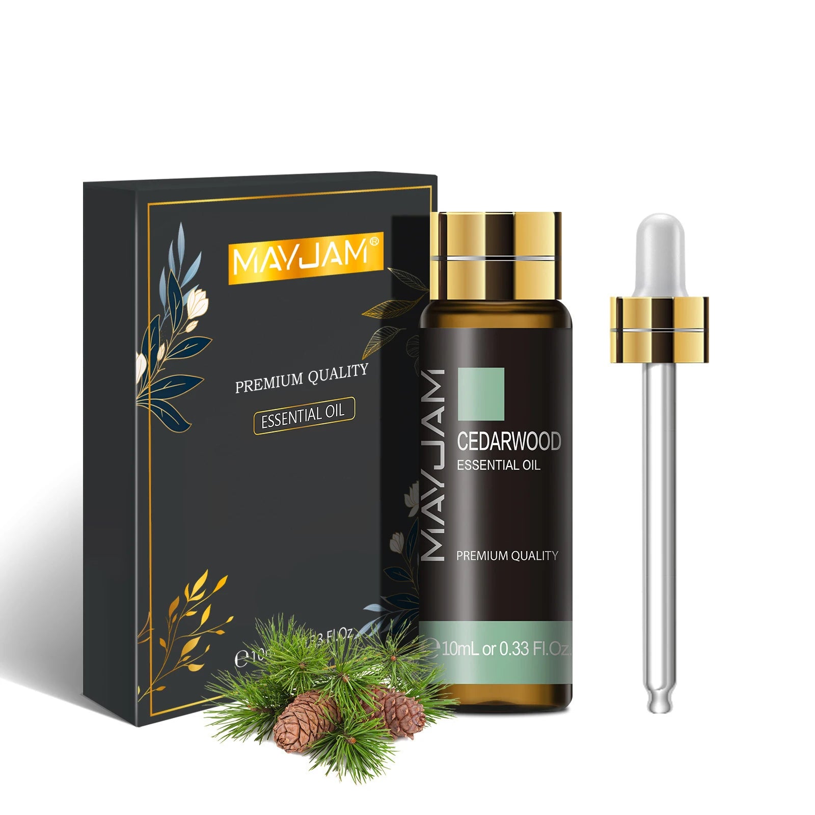 10ML Lavender Eucalyptus Pure Essential Oils Rose Lemon Jasmine Vanilla Mint Sandalwood Bergamot Tea Tree Diffuser Aroma Oil