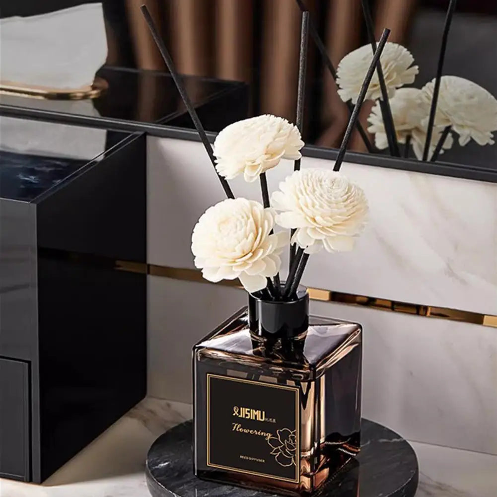 Reed Diffuser Set For Bathroom Air Fresheners,Jasmine Scented Oil Diffuser With Sticks,Aromatherapy Oil Reed Diffuser Home Decor