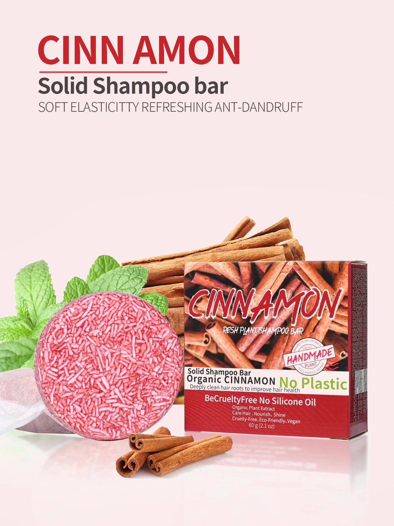 Private Label Cinnamon Essential Oil Shampoo Soap Handmade Soap Organic Natural Flavors Self Owned Packaging