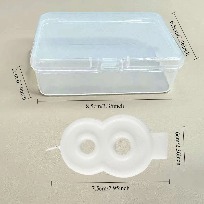 Red bow creative digital candle birthday candle cake decoration