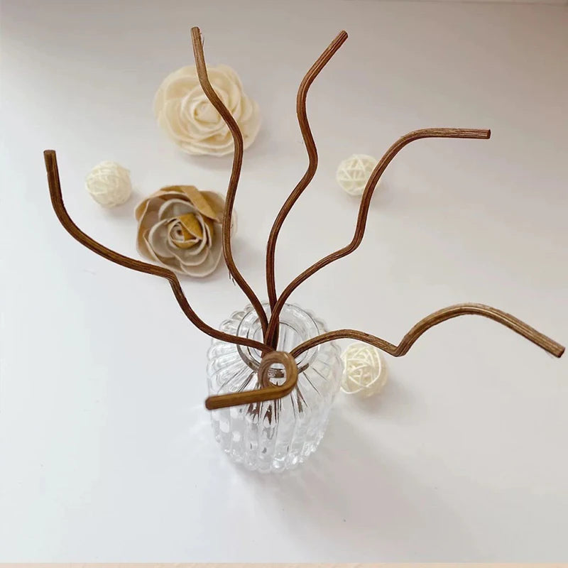 20PCS perfume Diffuser Reed rattan sticks Long Wavy rods for aroma diffuser oil distributor for Home Decor Perfume XXT002