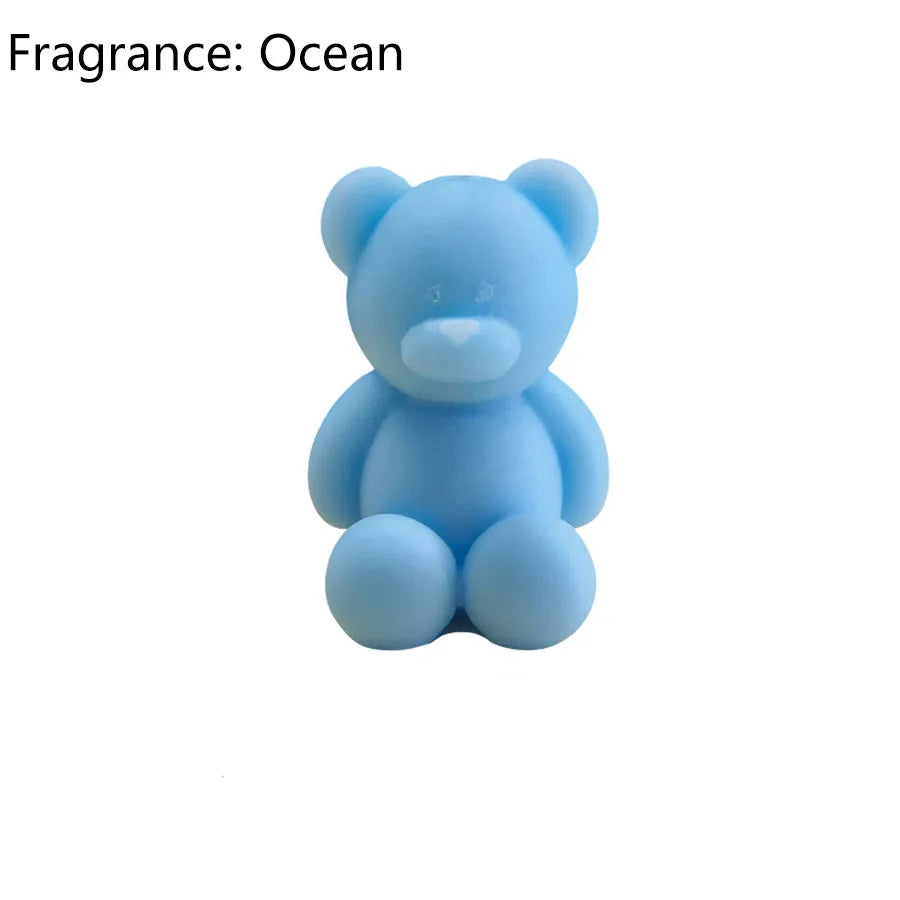 Cute Mini Bear Aromatherapy Candle Cup Creative Home Decoration Birthday Gift Candle Companion Gift