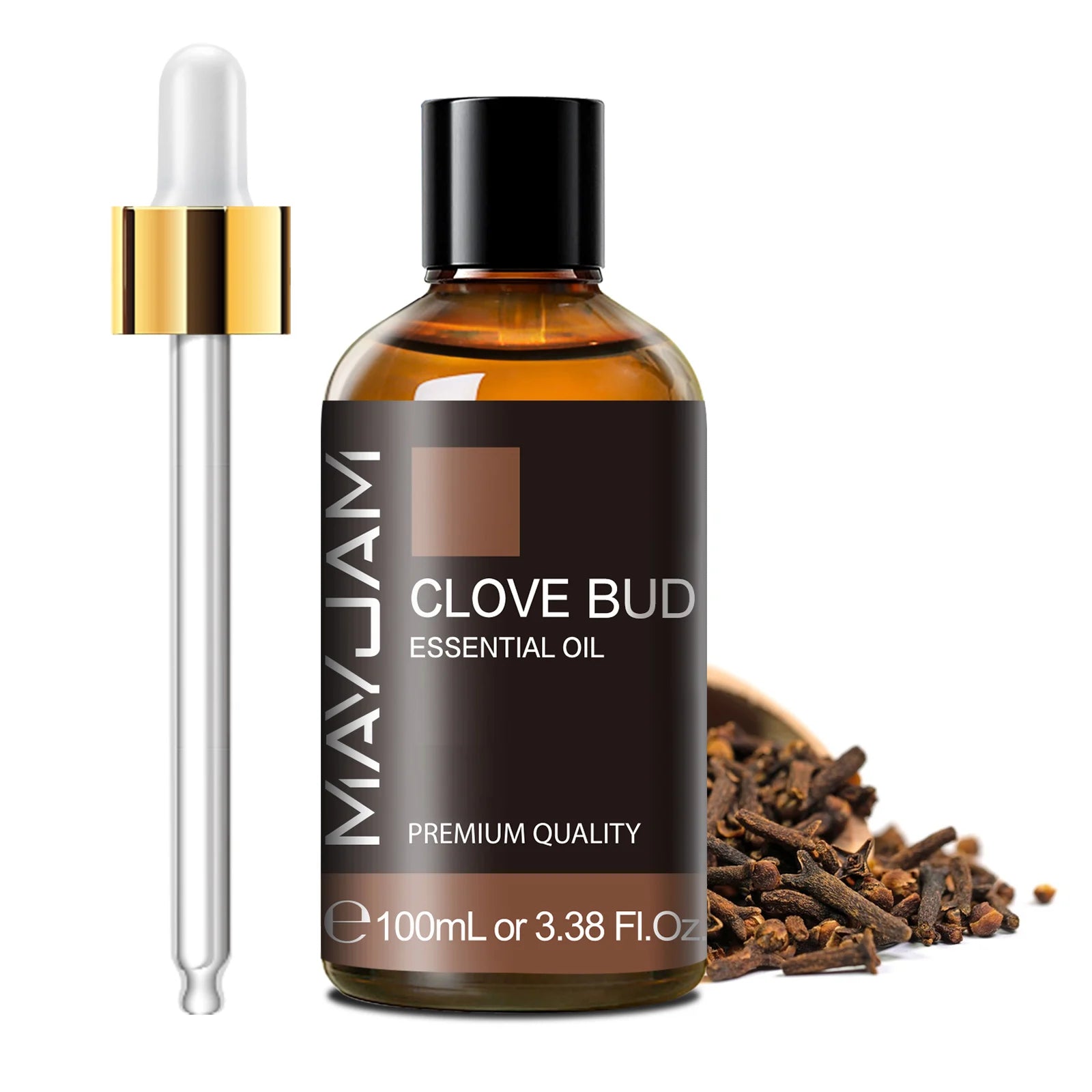 MAYJAM Aromatherapy Essential Oils May Chang Lavender Tea Tree Clove Bud Turmeric Pine Neddles 100ml Pure Essential Oil