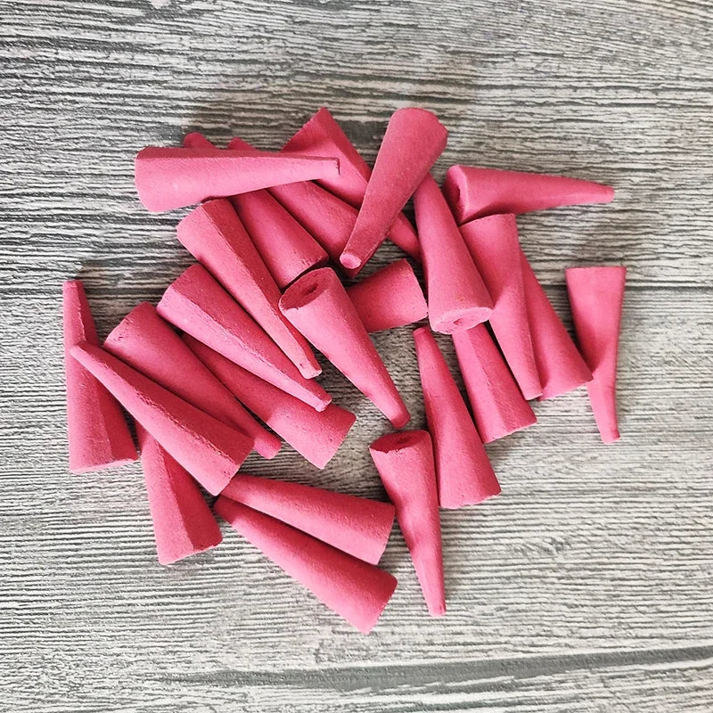 YXYMCF 20/50pcs Oversize Incense Cone Use for Backflow Incense Burner Reflux Tower Incense Jasmine Sandalwood Aromatherapy