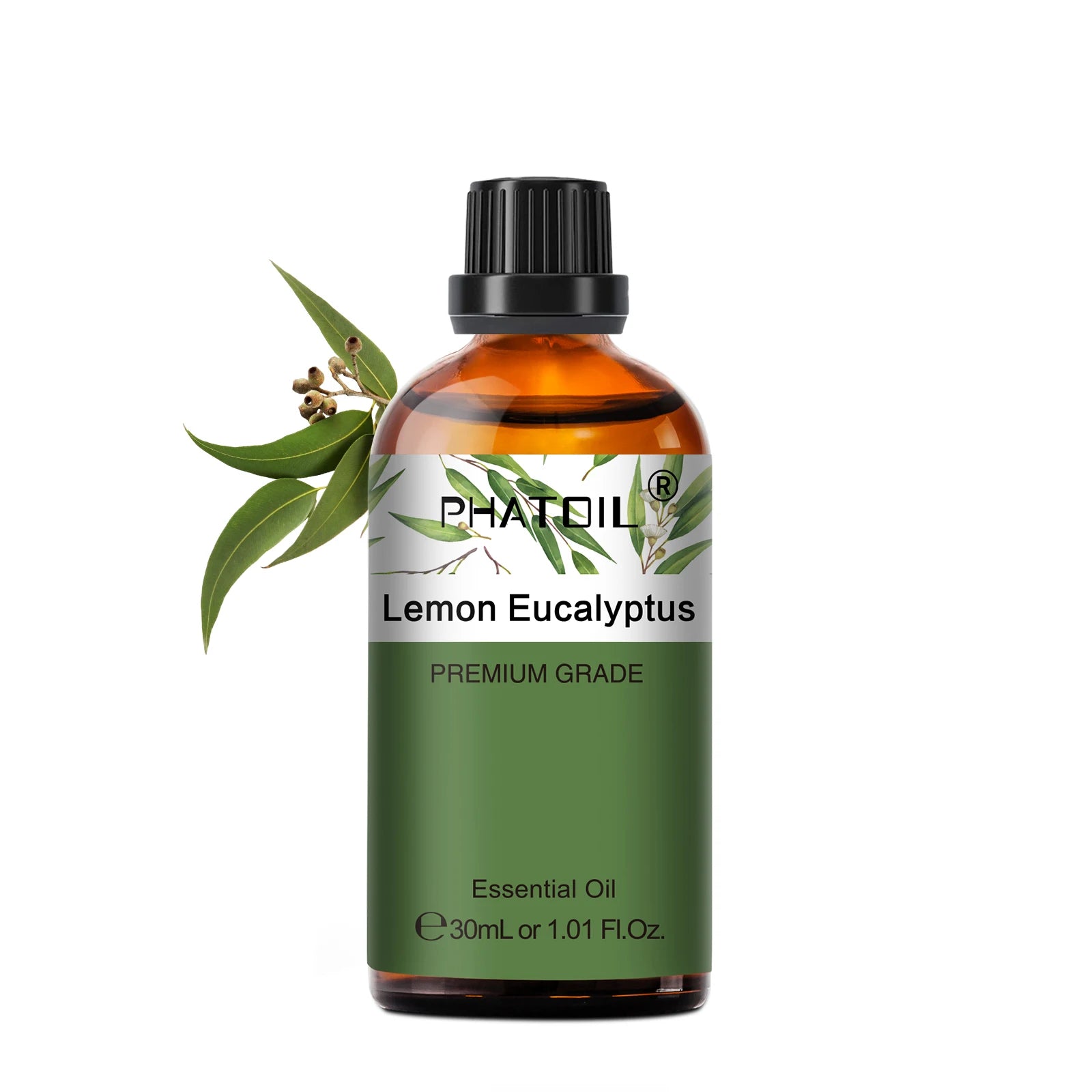 PHATOIL 30ml Lavender Lemon Eucalyptus Sandalwood Bergamot Aromatherapy Essential Oil For Diffuser,Candle Making,DIY Soap & Bomb