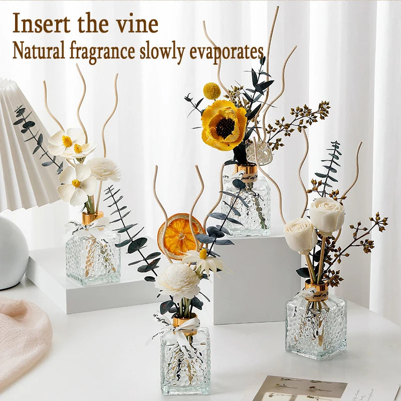 20PCS perfume Diffuser Reed rattan sticks Long Wavy rods for aroma diffuser oil distributor for Home Decor Perfume XXT002