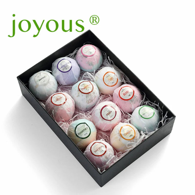 Joyous Bath Ball Petal Series set gift box, bath bath ball bubble bath salt