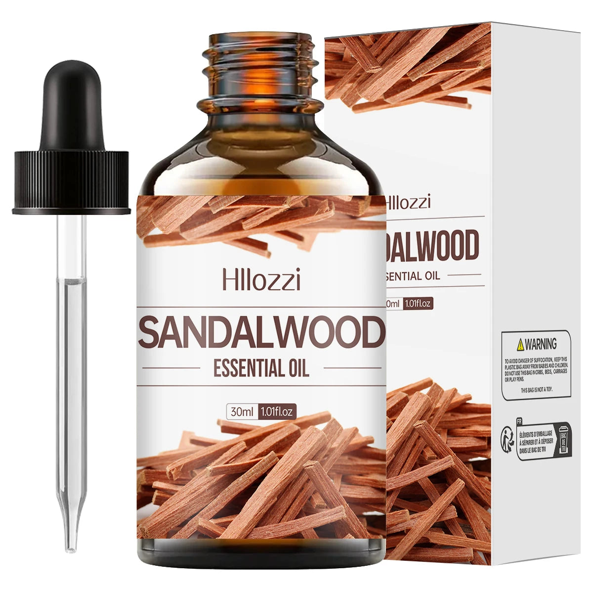 100ml/60ml/30ml Sandalwood Essential Oil for Candle Making Soap Making Diffusers Aromatherapy Fragrance Oil