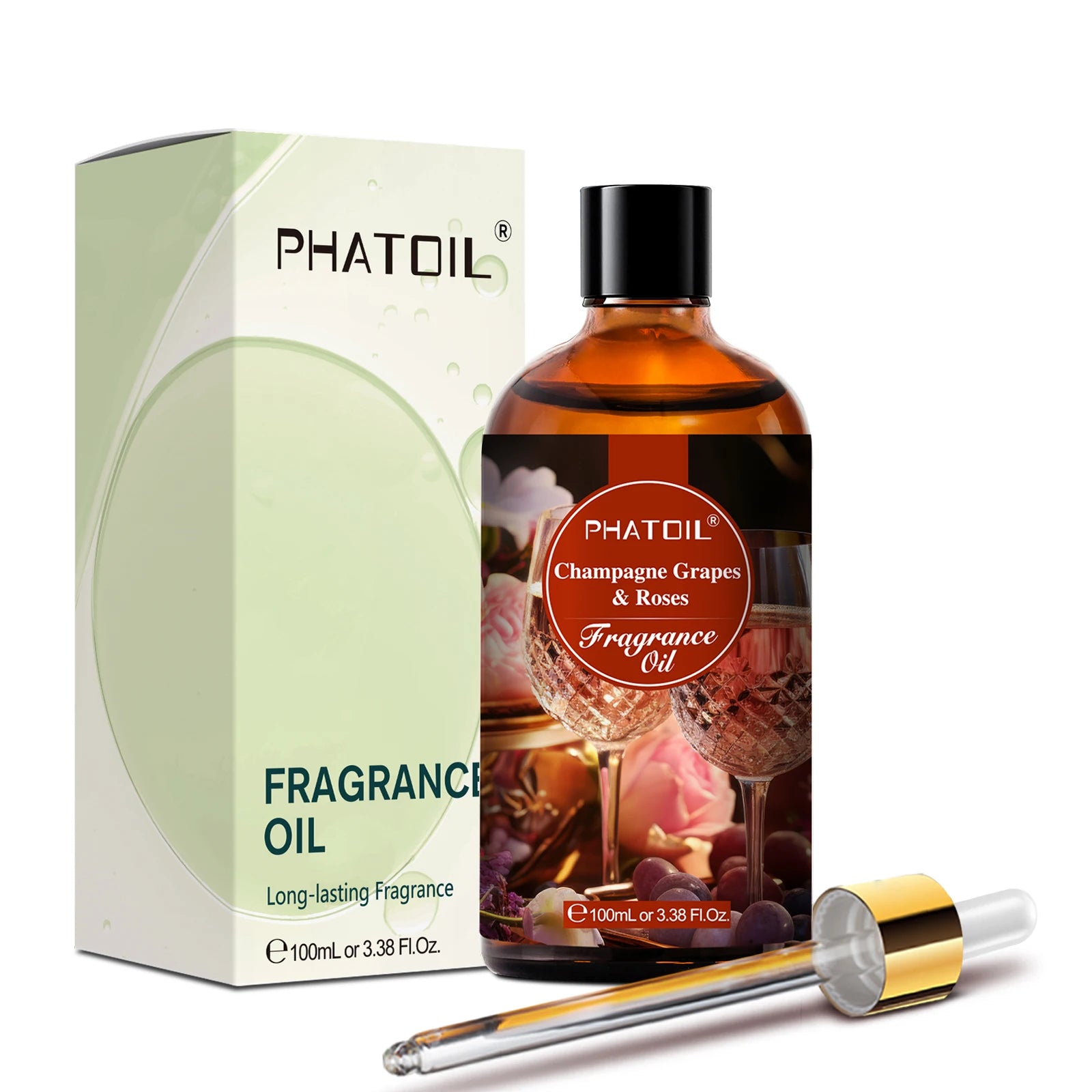 PHATOIL Almond & Vanilla Fragrance Oil For Diffuser Aromatherapy 100ml Fruit Carnival Premium Orchid Dreamscape Aroma Oils