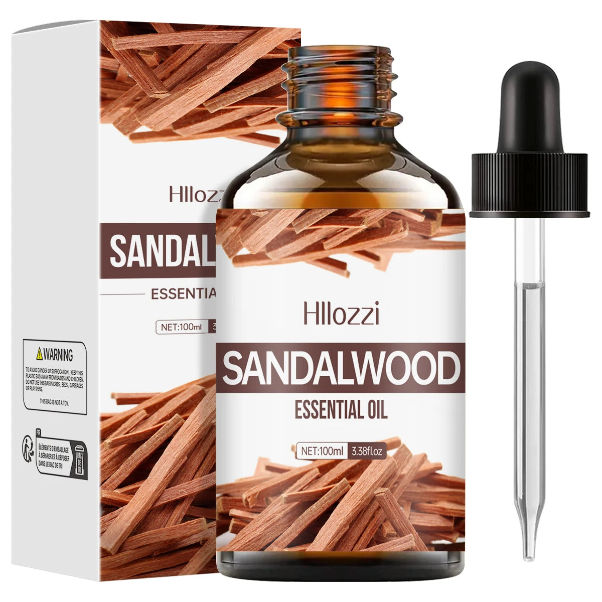 100ml/60ml/30ml Sandalwood Essential Oil for Candle Making Soap Making Diffusers Aromatherapy Fragrance Oil