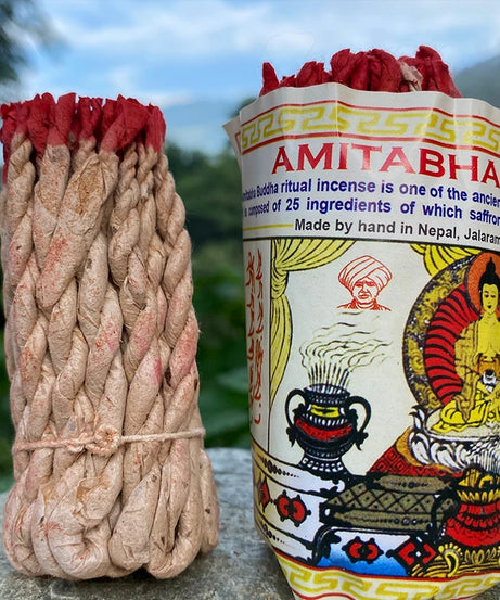 1 Bundle Handmade Traditional Nepal Rope Incense White Sage Cedar Aromatherapy Burning Rope Fragrance Yoga Meditation Sandalwood