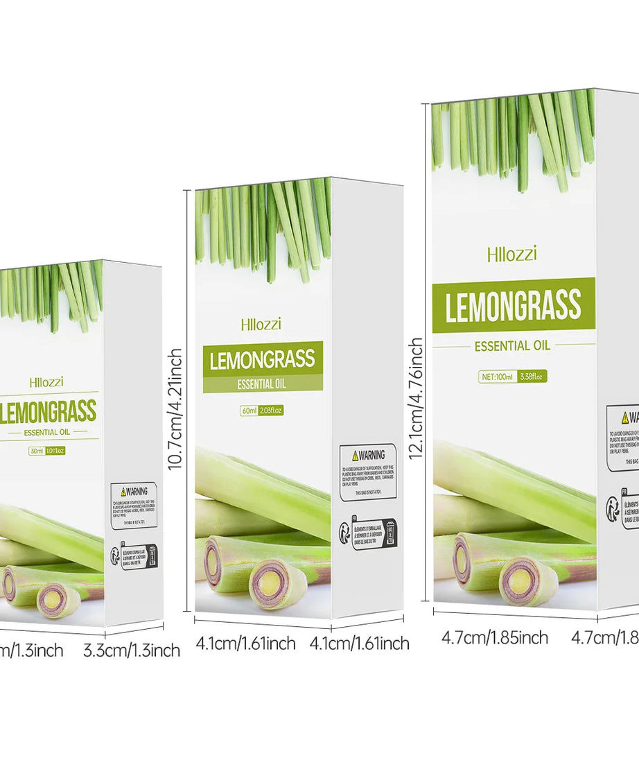 Lemongrass essential oil is suitable for various uses, fresh scent, humidifiers, candles, burners, aromatherapy