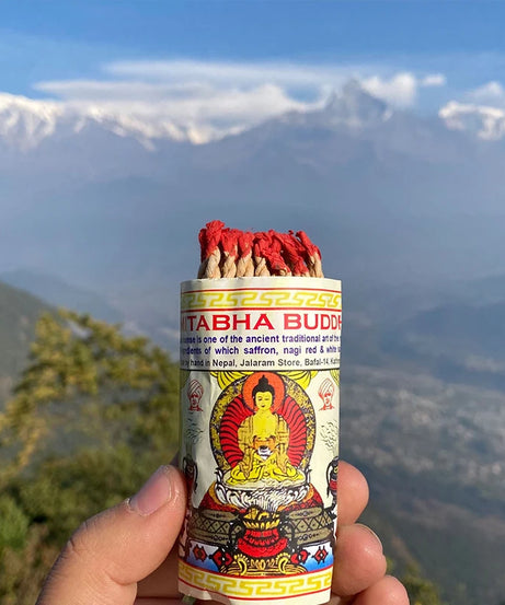 1 Bundle Handmade Traditional Nepal Rope Incense White Sage Cedar Aromatherapy Burning Rope Fragrance Yoga Meditation Sandalwood