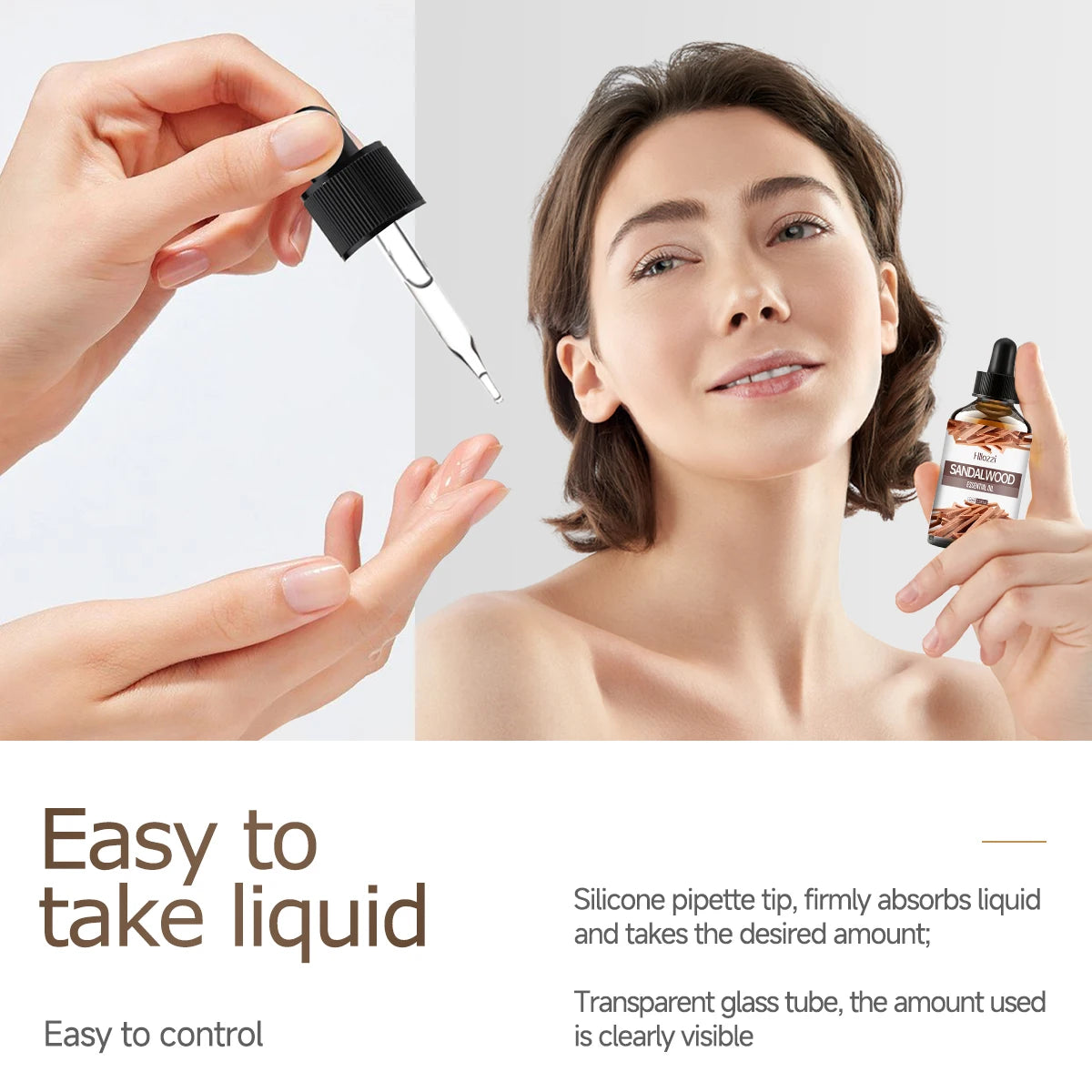 100ml/60ml/30ml Sandalwood Essential Oil for Candle Making Soap Making Diffusers Aromatherapy Fragrance Oil