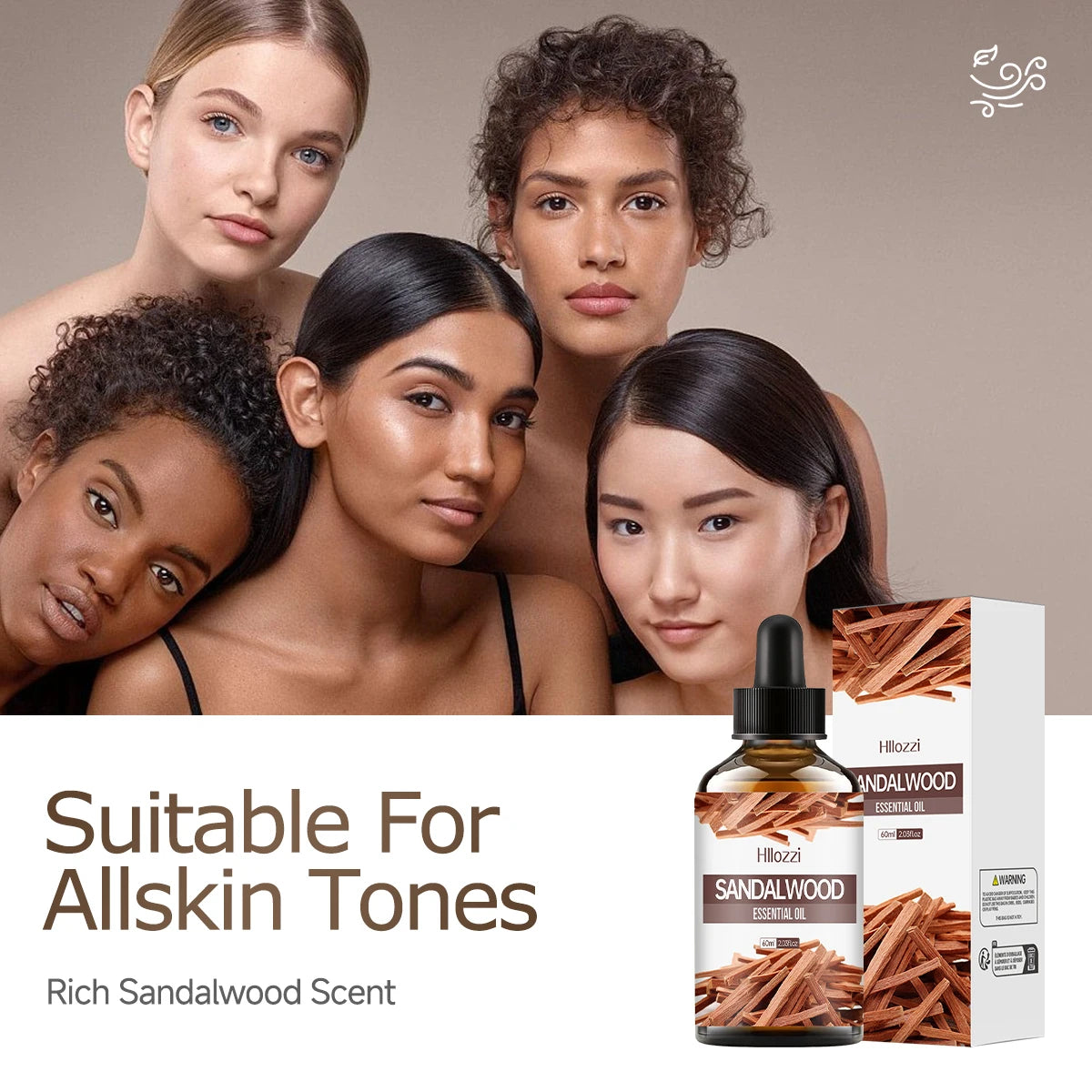 100ml/60ml/30ml Sandalwood Essential Oil for Candle Making Soap Making Diffusers Aromatherapy Fragrance Oil